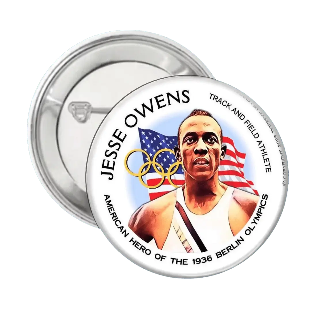 Jesse Owens - Button