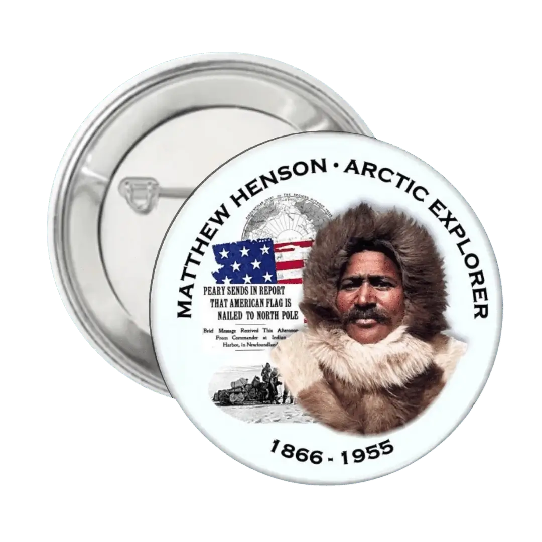 Matthew Henson - Arctic Explorer - Button