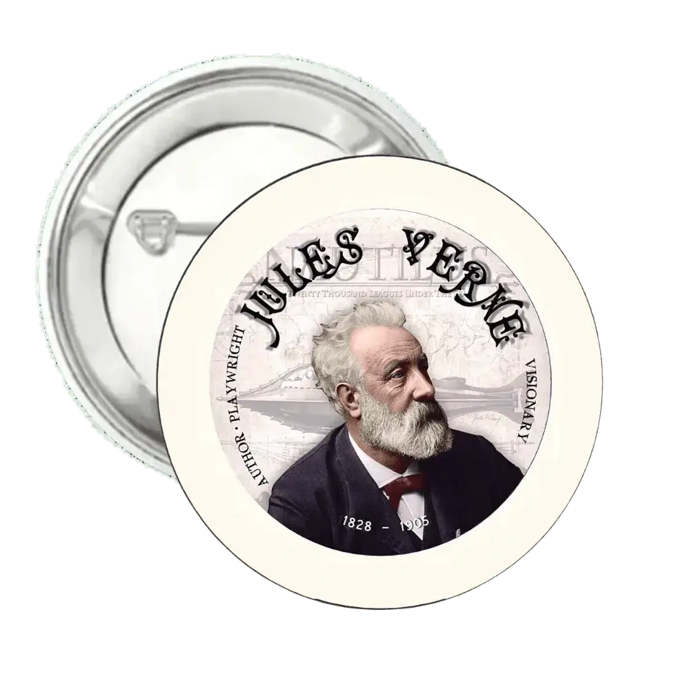 Jules Verne | Pin-Back Button