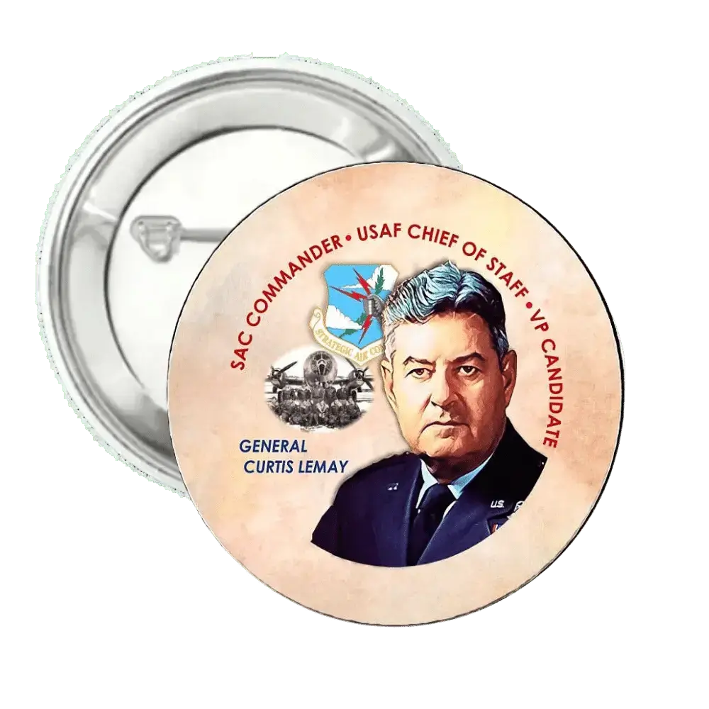 General Curtis Lemay | Pin-Back Button