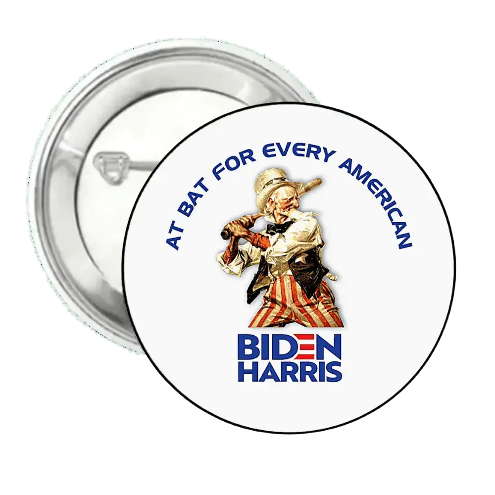 Bat For Every American | Logo | Pin-Back Buttons