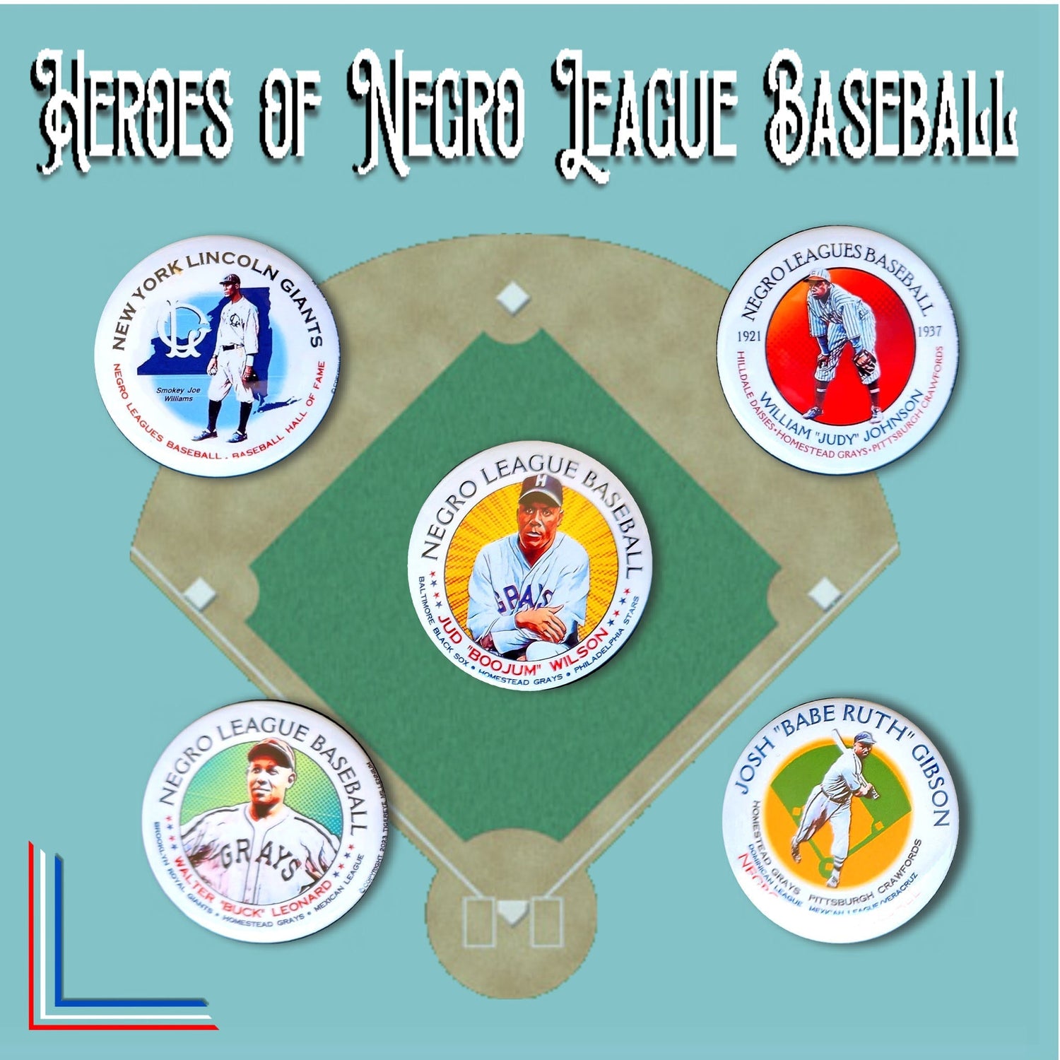 Negro League Baseball TigerEye Design