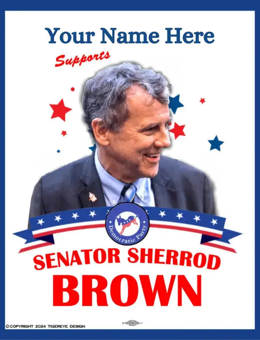 Personalized Magnet | Supports Sherrod Brown | Magnet