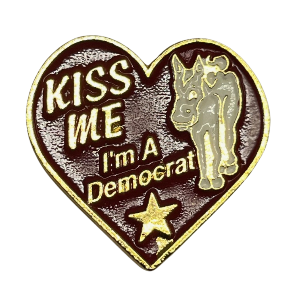 Democratic Donkey LIMITED || Lapel || Brooch || Variety