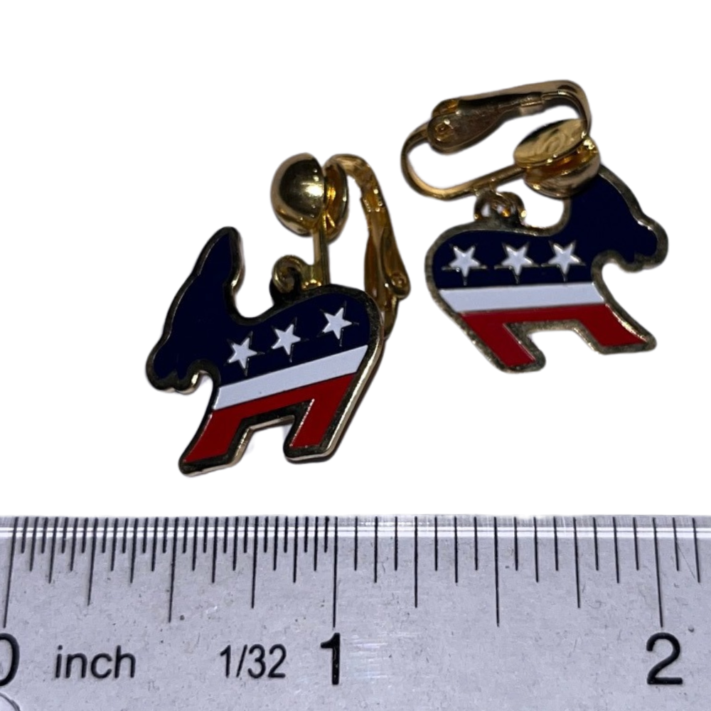 Democrat Donkey Earrings