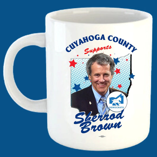 County Mug | Supports Sherrod Brown | Mugs