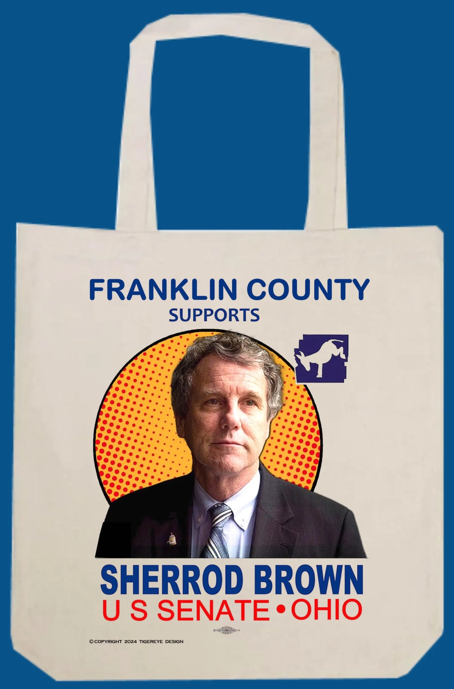 County Tote Bag | Supports Sherrod Brown | Tote Bag