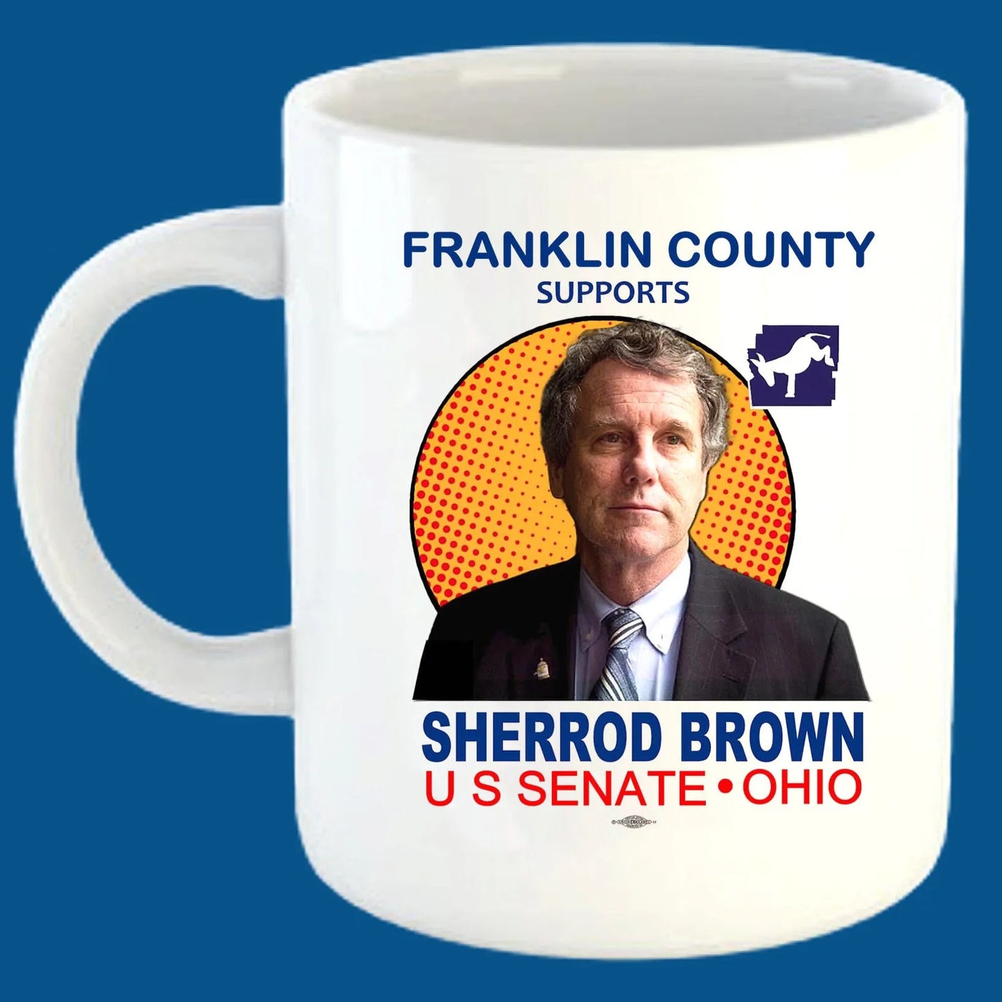 County Mug | Supports Sherrod Brown | Mugs