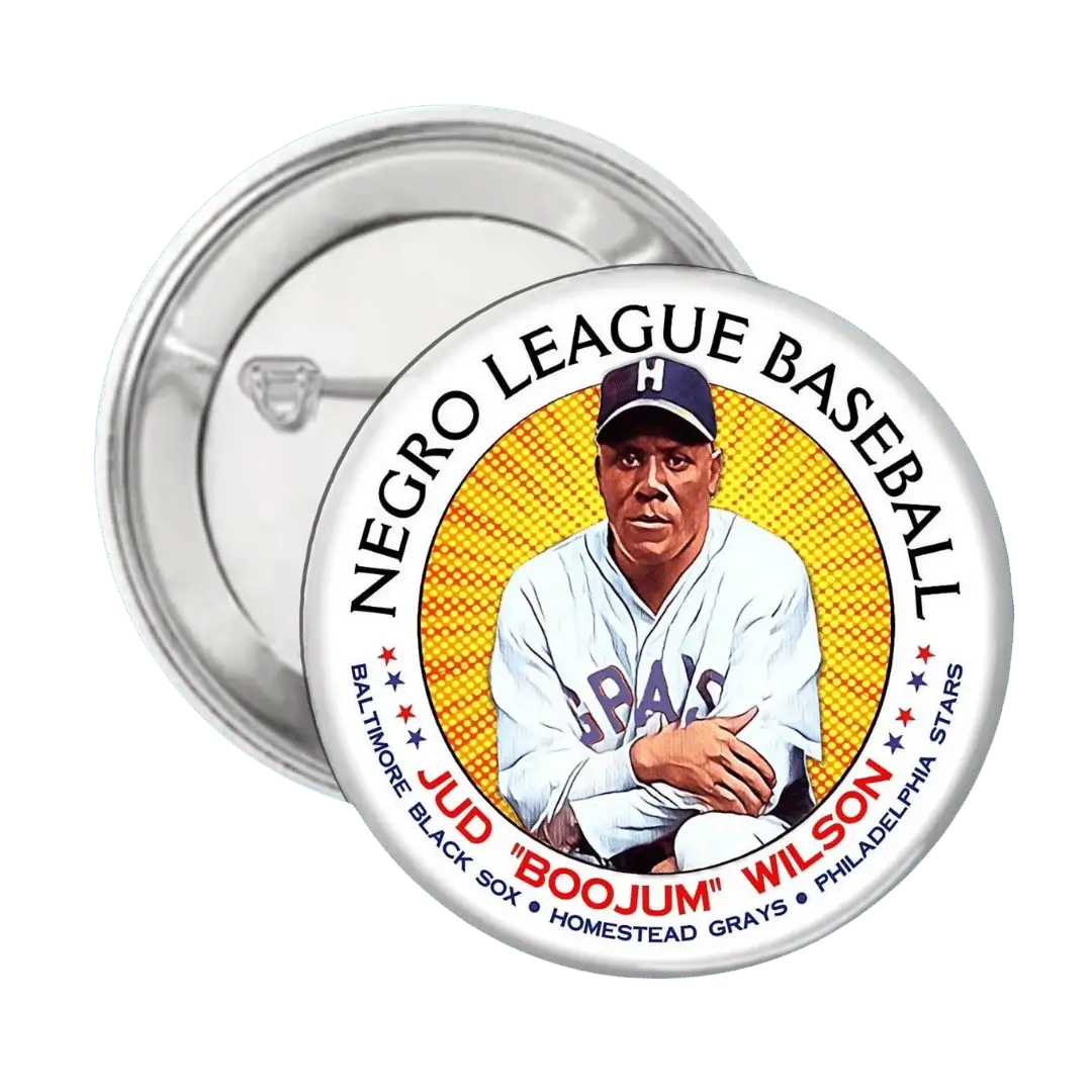 Jud "Boojum" Wilson - Negro League Baseball - Button