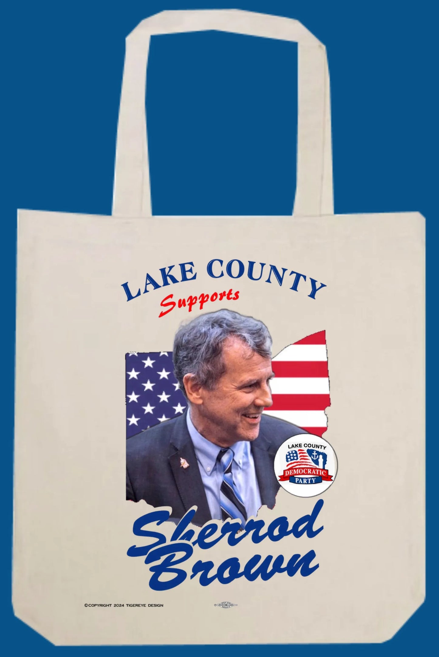 County Tote Bag | Supports Sherrod Brown | Tote Bag