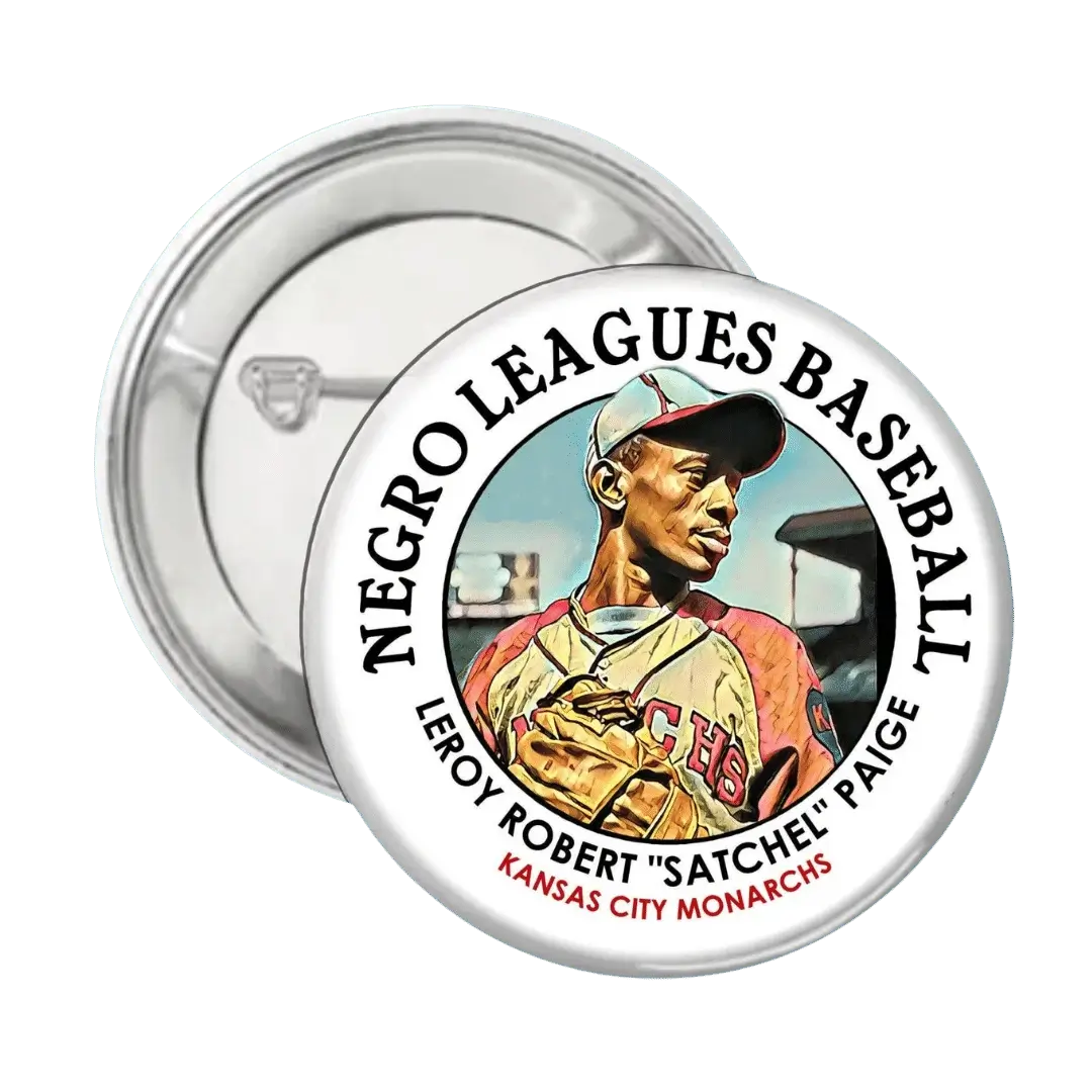 Leroy Robert "Satchel" Paige - Negro League Baseball - Button