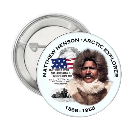 Matthew Henson - Arctic Explorer - Button