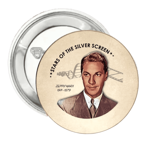 Zeppo Marx | Silver Screen Star | Pin-Back Button