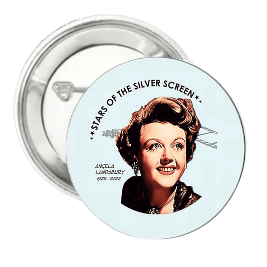 Angela Landsbury | Silver Screen Star | Pin-Back Button