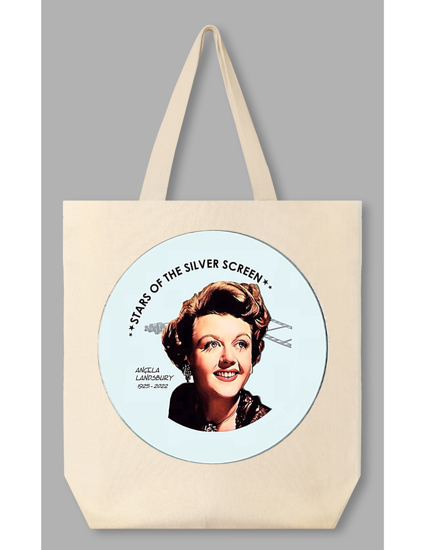 TOTE BAG of choice includes our 19 Silver Screen Button set