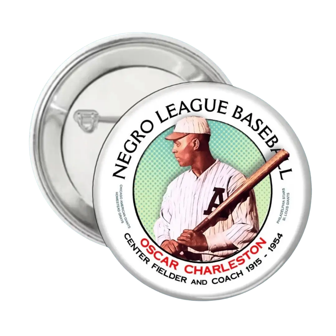 Oscar Charleston - Negro League Baseball - Button