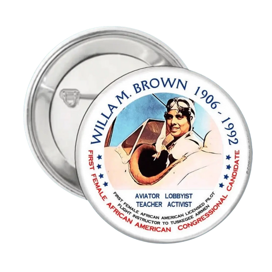 Willa M. Brown - Button