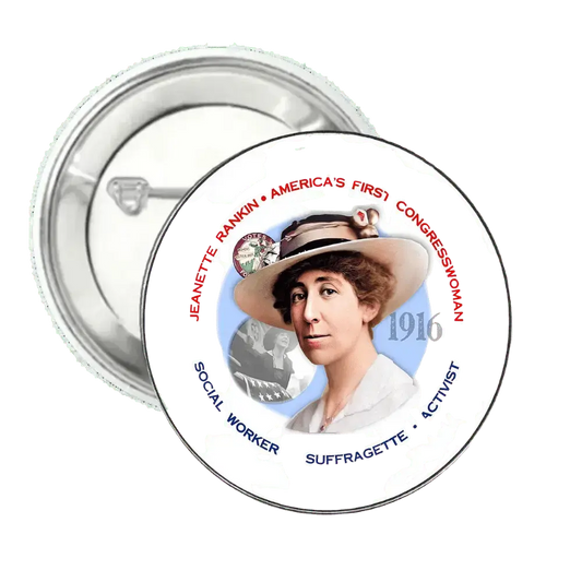 Jeanette Rankin | Pin-Back Button