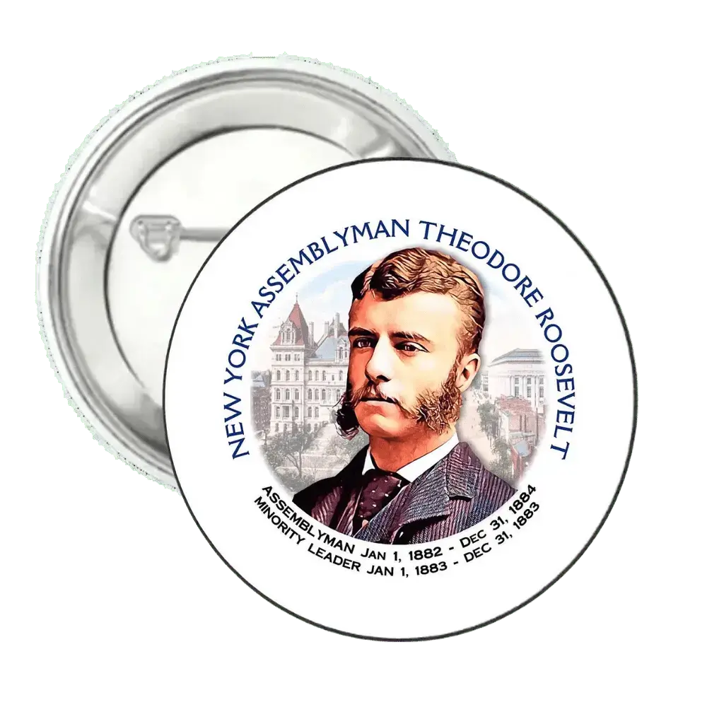 Theodore Roosevelt  | Pin-Back Button