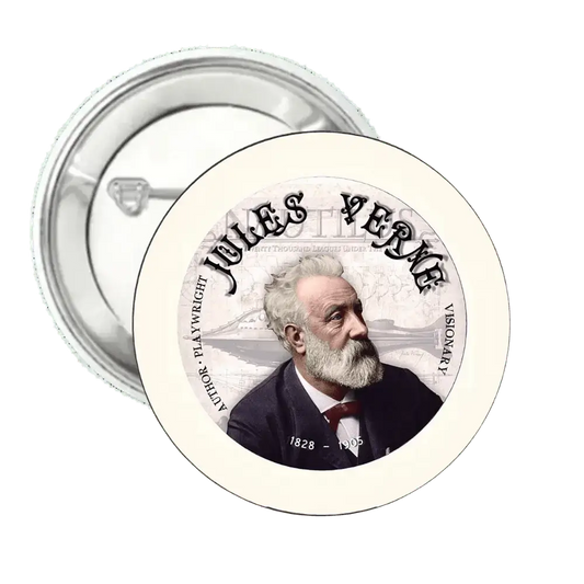 Jules Verne  | Pin-Back Button