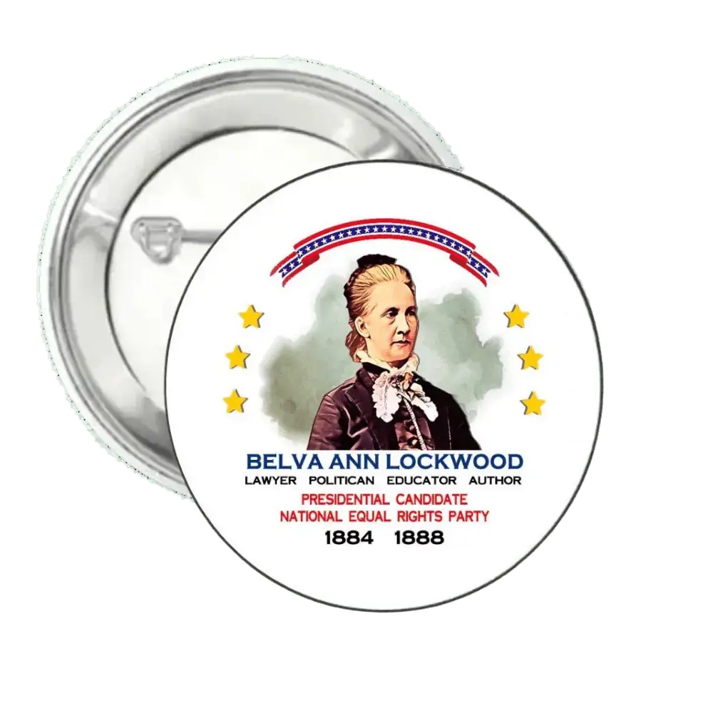 Belva Ann Lockwood | Pin-Back Button