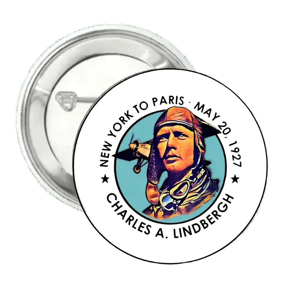Charles A. Lindbergh| Pin-Back Button