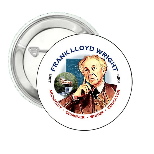 Frank Lloyd Wright | Pin-Back Button