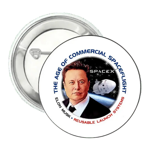 Elon Musk | Pin-Back Button