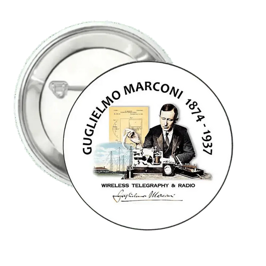 Guglielmo Marconi| Pin-Back Button