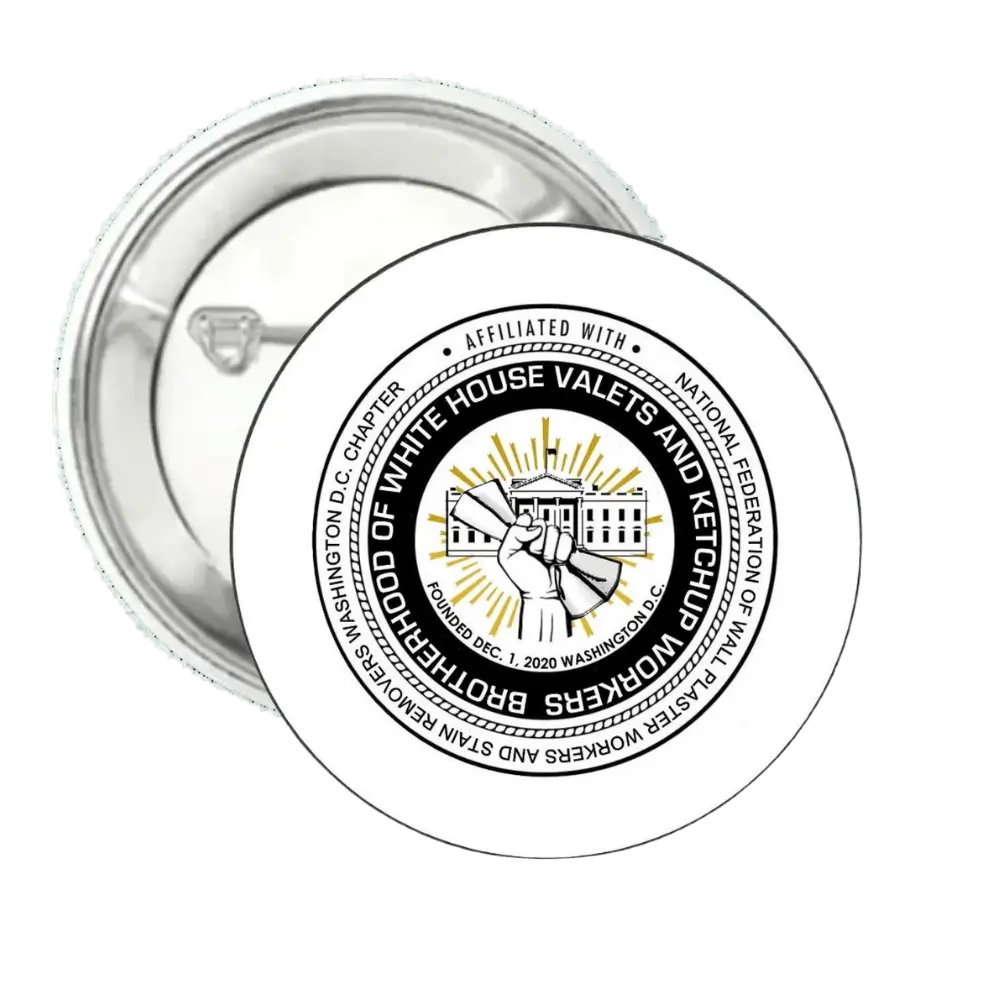 White House Workers | Logo | Pin-Back Buttons