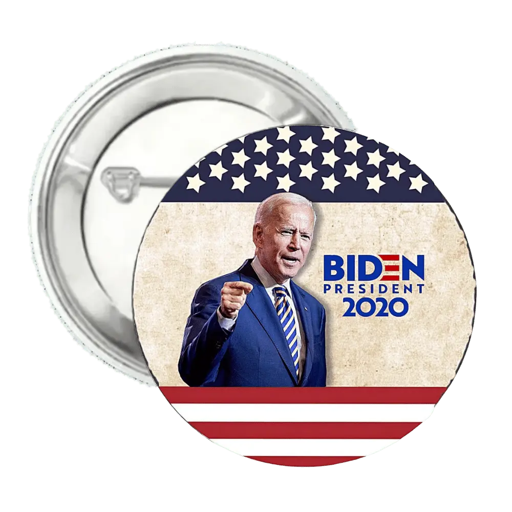 Biden 2020 | Logo | Pin-Back Buttons