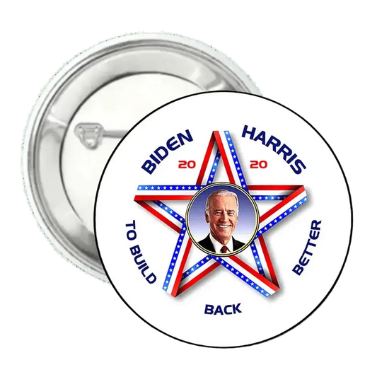 Biden Star | Logo | Pin-Back Buttons