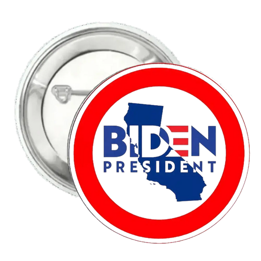 Biden California | Logo | Pin-Back Buttons