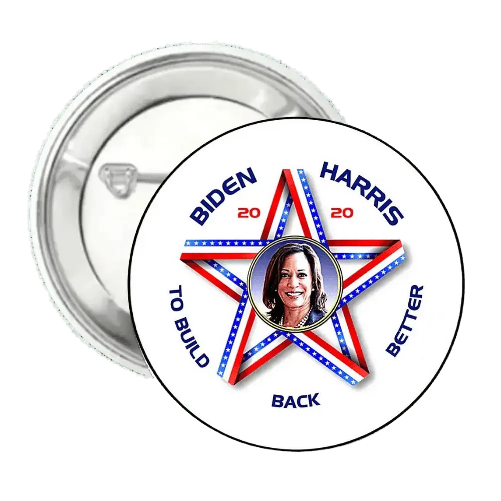 Harris Star | Logo | Pin-Back Buttons