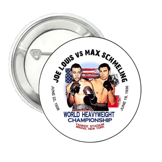 Joe Louis Vs Max Schmeling | Pin-Back Button