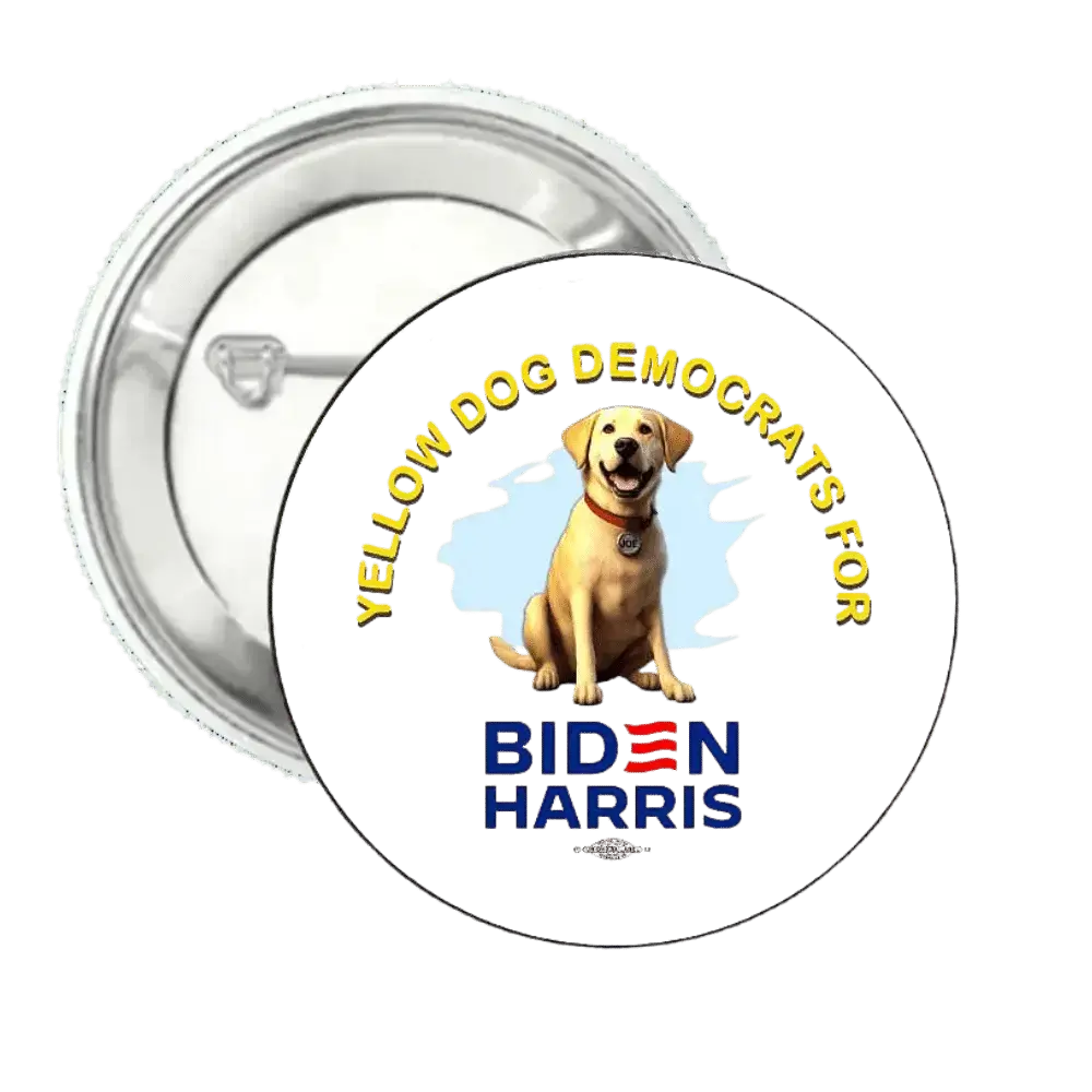 Yellow Dog Democrats | Logo | Pin-Back Buttons