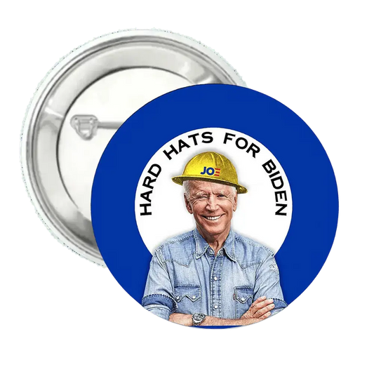 Hard Hats for Biden | Logo | Pin-Back Buttons