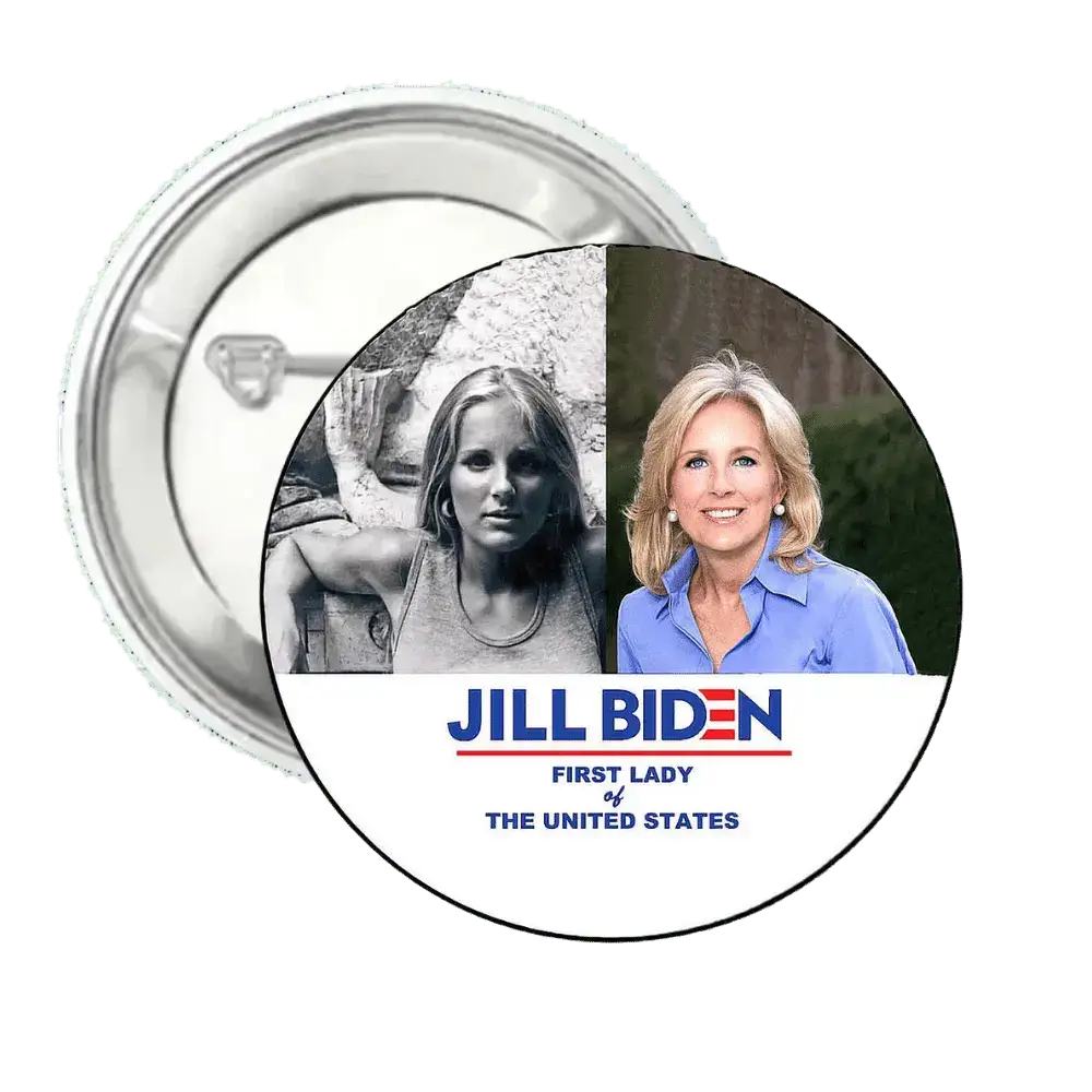 Jill Biden | Logo | Pin-Back Buttons