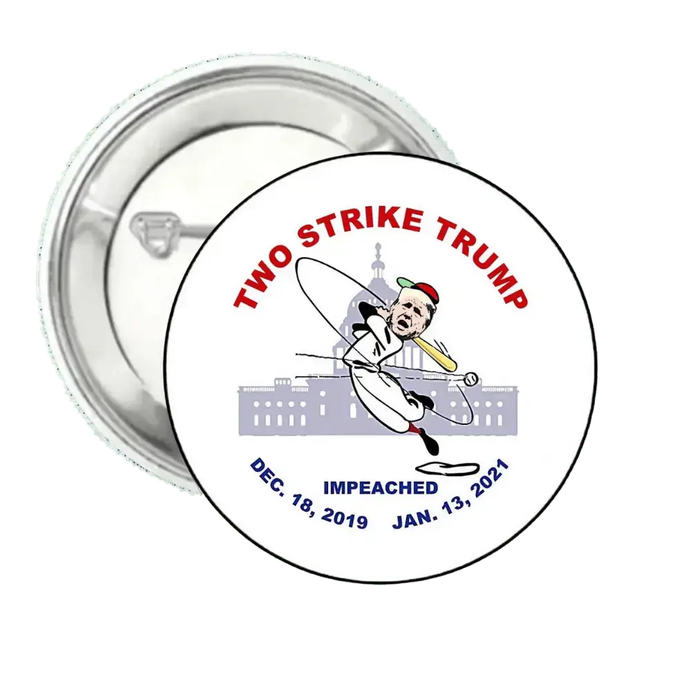 Two Strike Trump | Logo | Pin-Back Buttons