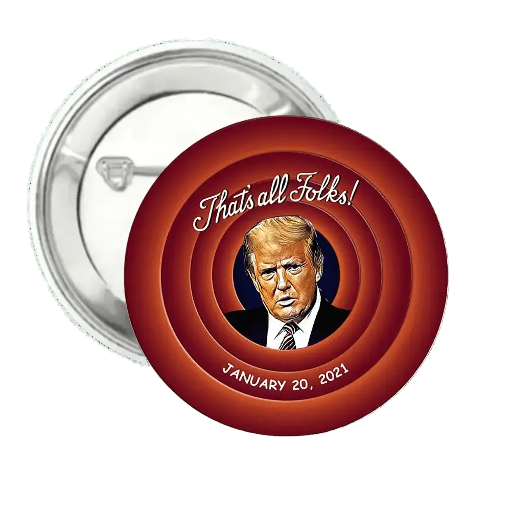 That's All Folks | Logo | Pin-Back Buttons