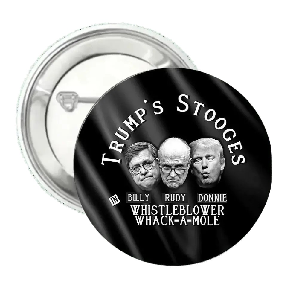 Trump's Stooges | Logo | Pin-Back Buttons