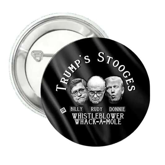 Trump's Stooges | Logo | Pin-Back Buttons