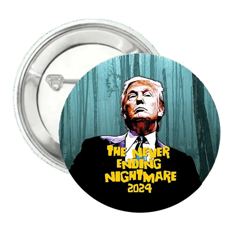 Never Ending Nightmare | Logo | Pin-Back Buttons